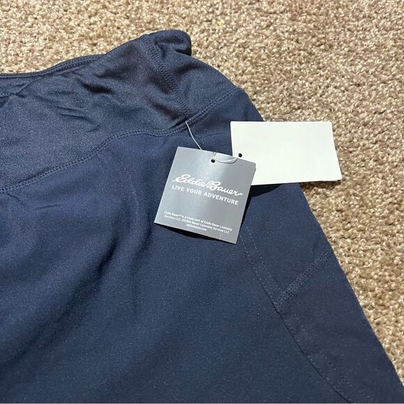 NEW Eddie Bauer Sz18 Skyline Trail Active Women's Shorts NAVY blue SZ 18 womeN - Picture 15 of 16